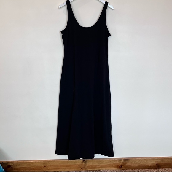 GAP Dresses & Skirts - Gap Maxi Dress Large Tall Womens Solid Black Sleeveless